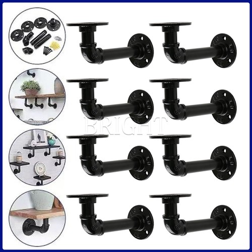 8pcs pipe shelf - shelf, brackets