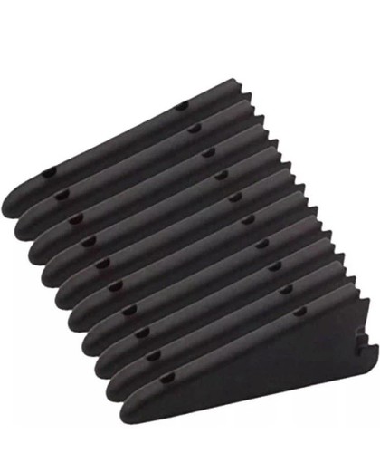 Twin slot shelving black - black, wall
