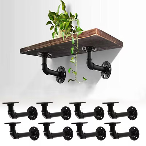 Pipe shelf brackets - pipe,