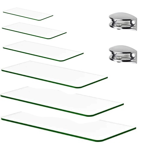 Clear tempered glass - tempered, shelf