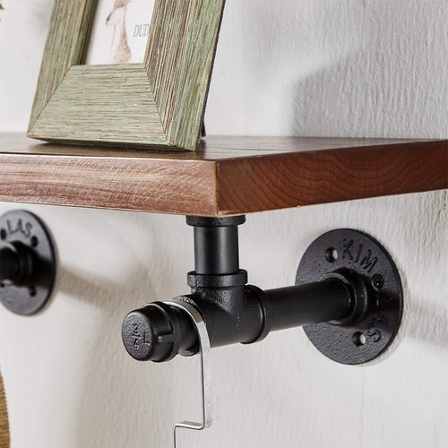 Pipe shelf brackets industrial - shelf,