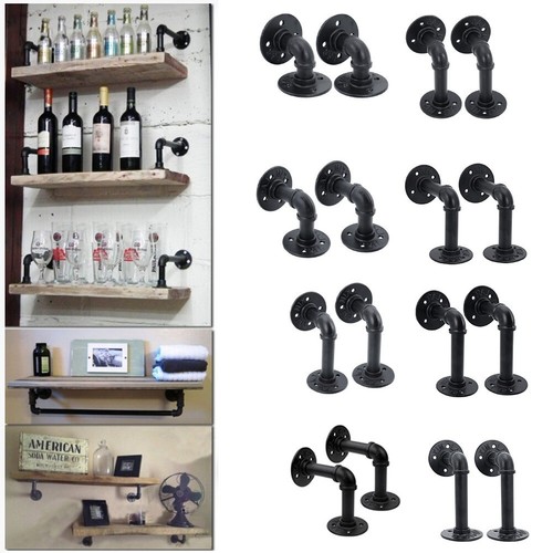 Multi size pipe shelf - size, brackets
