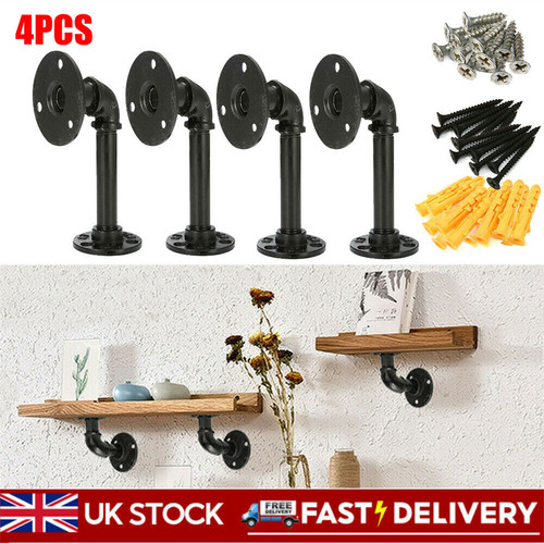 Pipe shelf brackets - shelf,