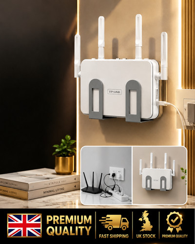 Wall mount router shelf wifi - router,