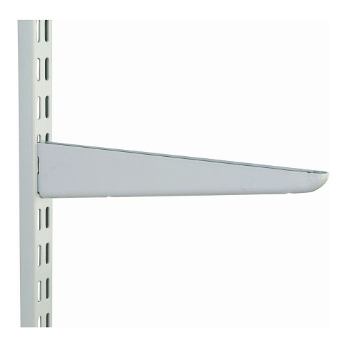White twin slot shelving - white,
