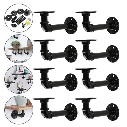 8pcs pipe shelf - 8pcs, brackets