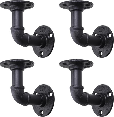 Pipe shelf brackets - 4x,