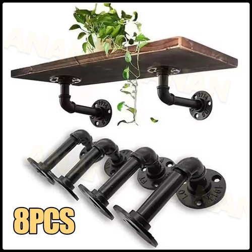8pcs pipe shelf brackets - 8pcs,
