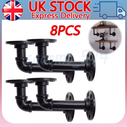 8pcs pipe shelf brackets - 8pcs,